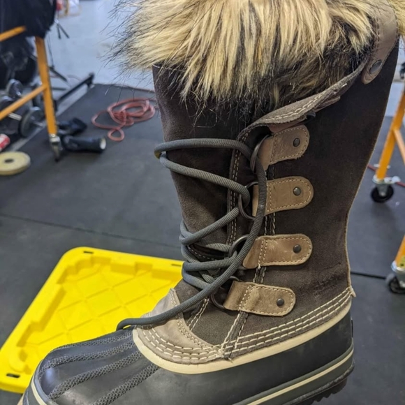 Sorel Grey Suede winter boots - Picture 2 of 5